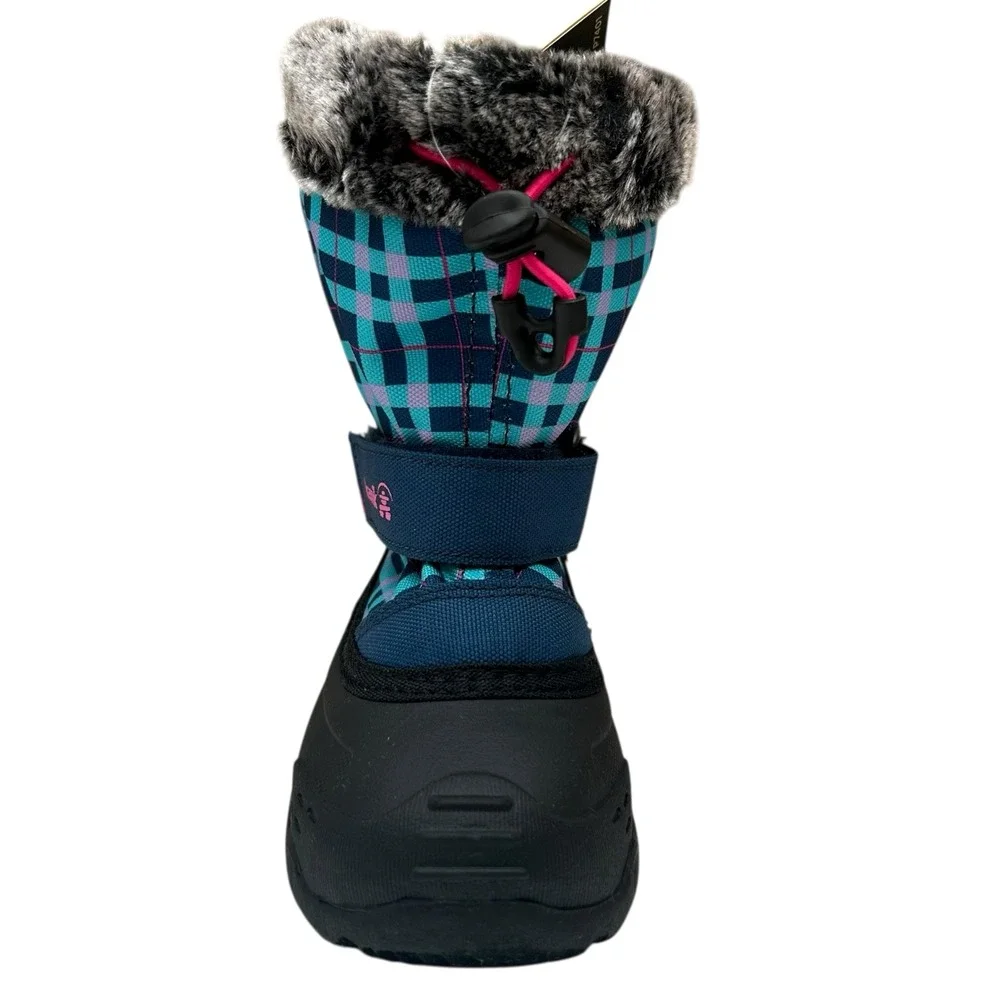 Kamik Toddler Girls Waterproof Snow Winter Boots Size 9 Aqua Pink Navy Teal‎